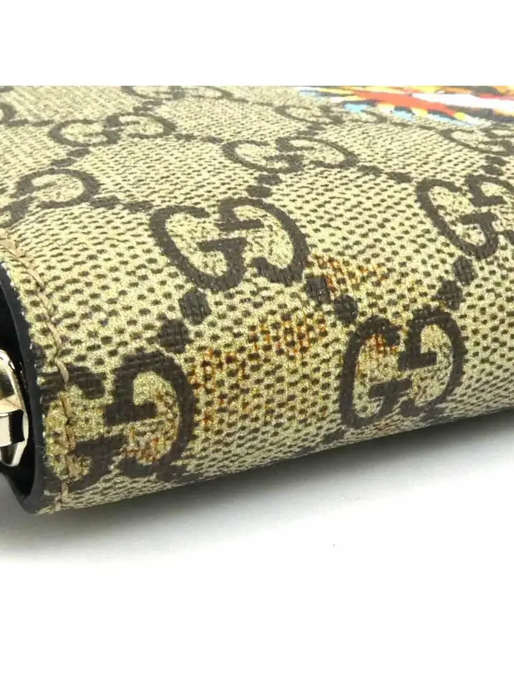 Auth Gucci Gg Supreme Zip Around Long #280372G31B